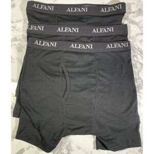 Alfani Mens Size Small Boxer Briefs 3-Pack Black